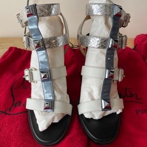 Christian Louboutin RockNbuckle Sandals, size 39